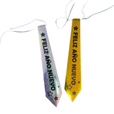 Corbata carton feliz año nuevo x3